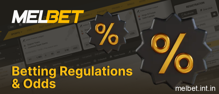 Odds calculation and betting limits explained on Melbet India sportsbook